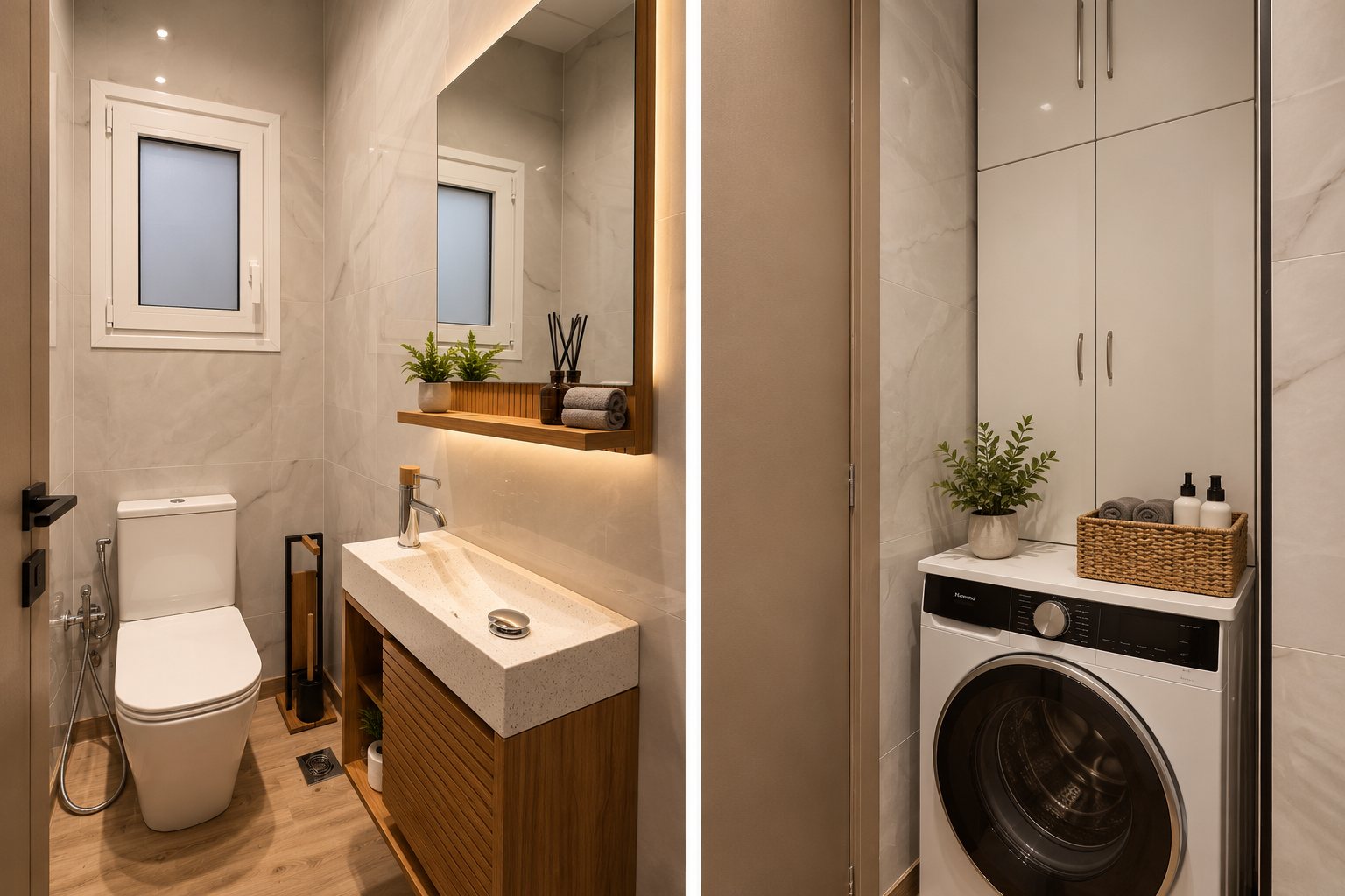 Ανεξάρτητο WC & πλύσιμο · 1